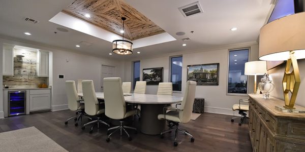 A Room Filled With Furniture And A Wood Floor